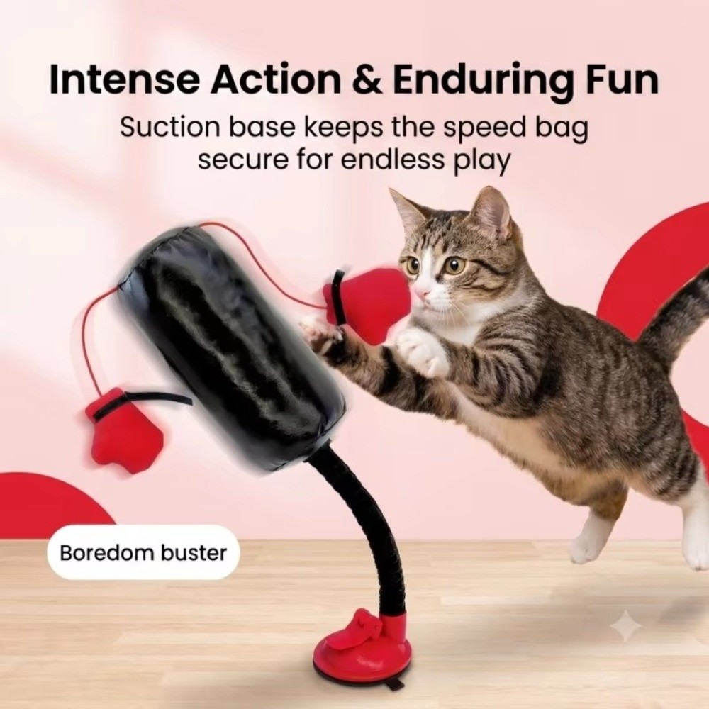 Boxing Bag Stand - Giocattolo da boxe per gatti con