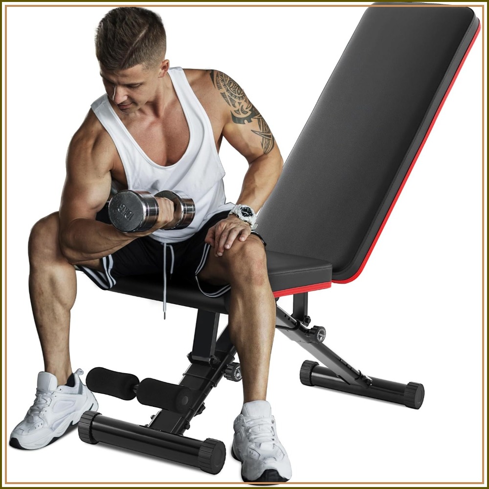 Home Gym Bench - Panca per esercizi con pesi regolabile