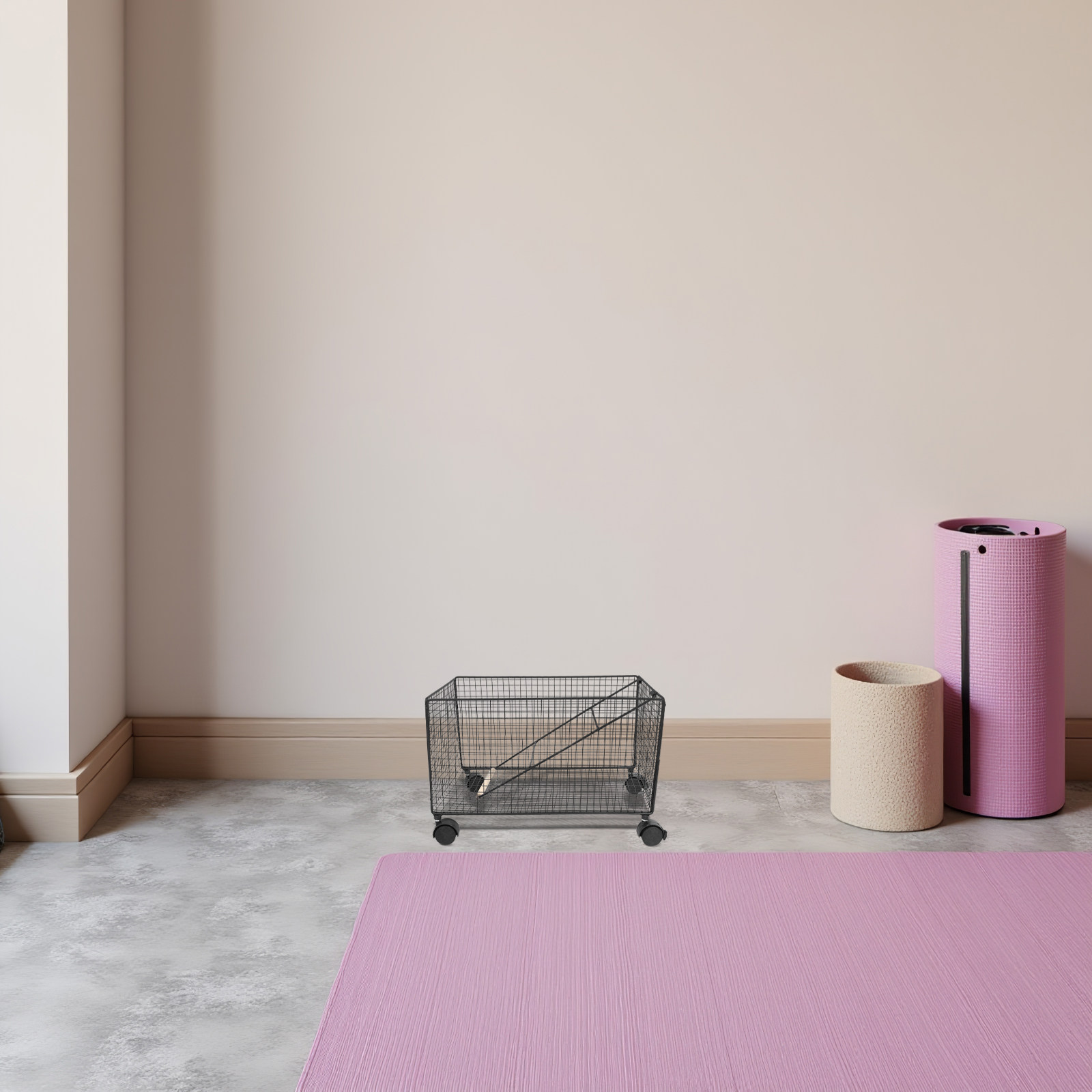 Home Gym Yoga Storage - Organizzatore Multifunzione per Attrezzature da Palestra,