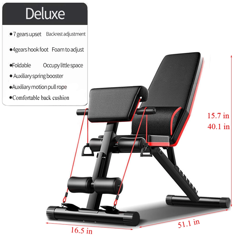 Home Gym Bench - Popolare Set Panca Pesi Regolabile Pieghevole