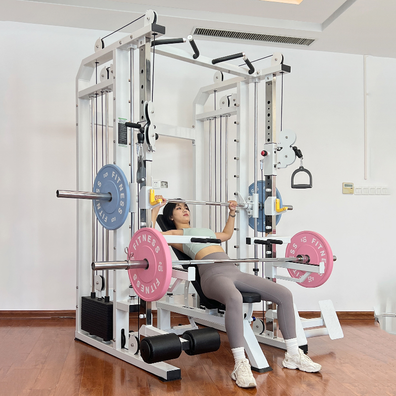 Home Gym Smith - Attrezzatura Multifunzionale per Allenamento Completo a