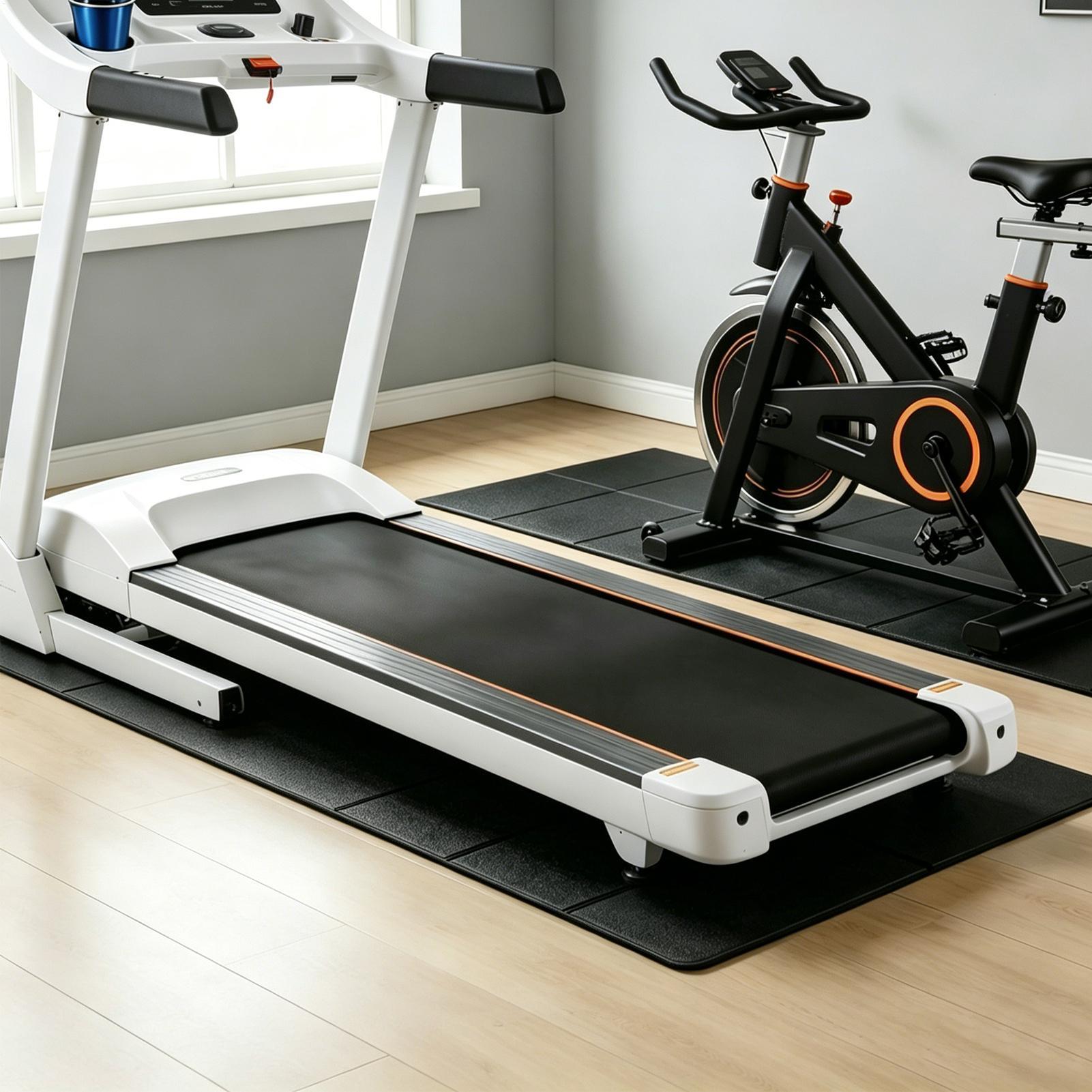 Home Gym Equipment - Tappetini per tapis roulant antiscivolo, assorbenti