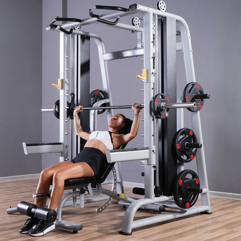 Home Gym Smith - Macchina Smith con Cavi Incrociati High-Tech,