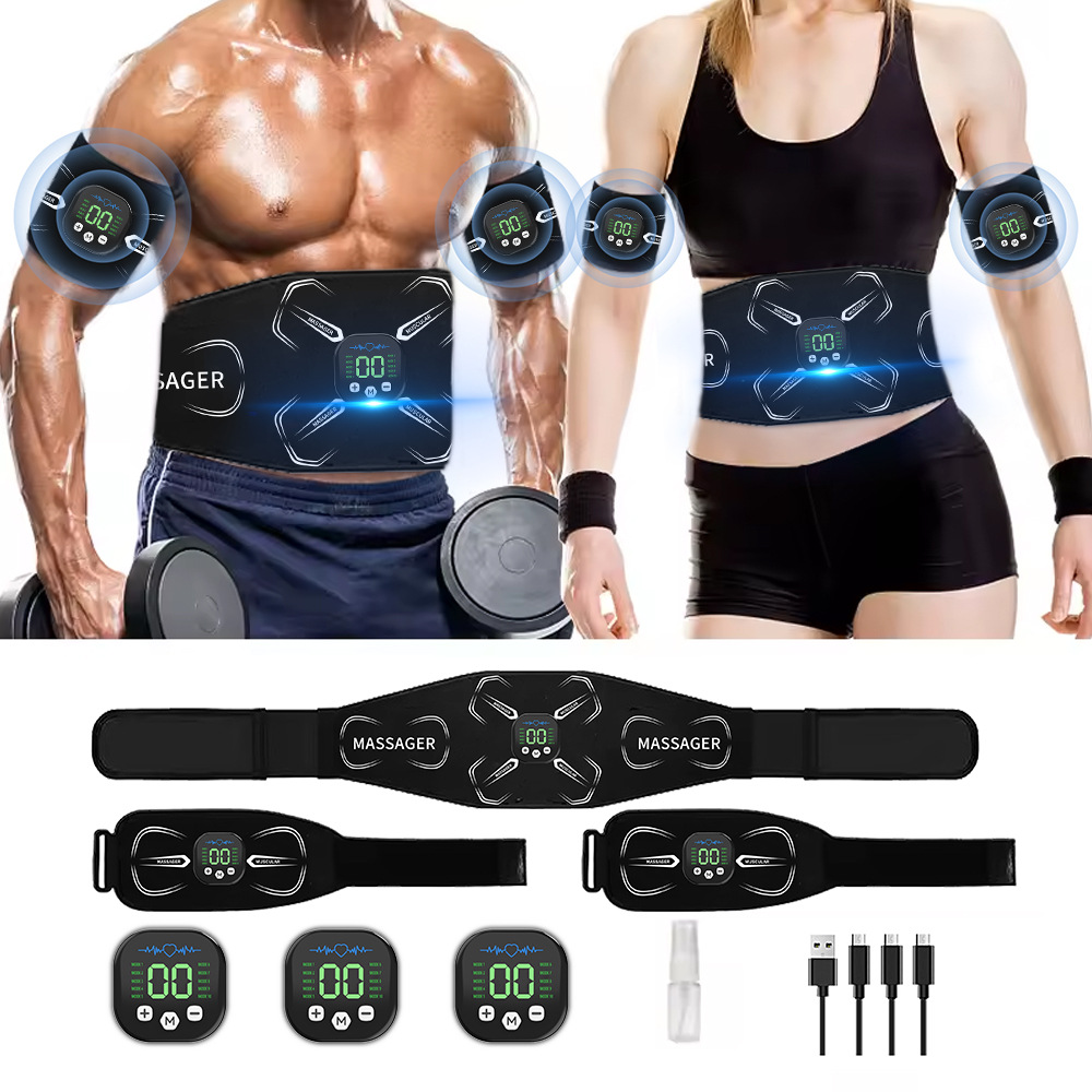 Home Gym Simple - Stimolatore Muscolare EMS, Allenatore Addominale, Tonificatore