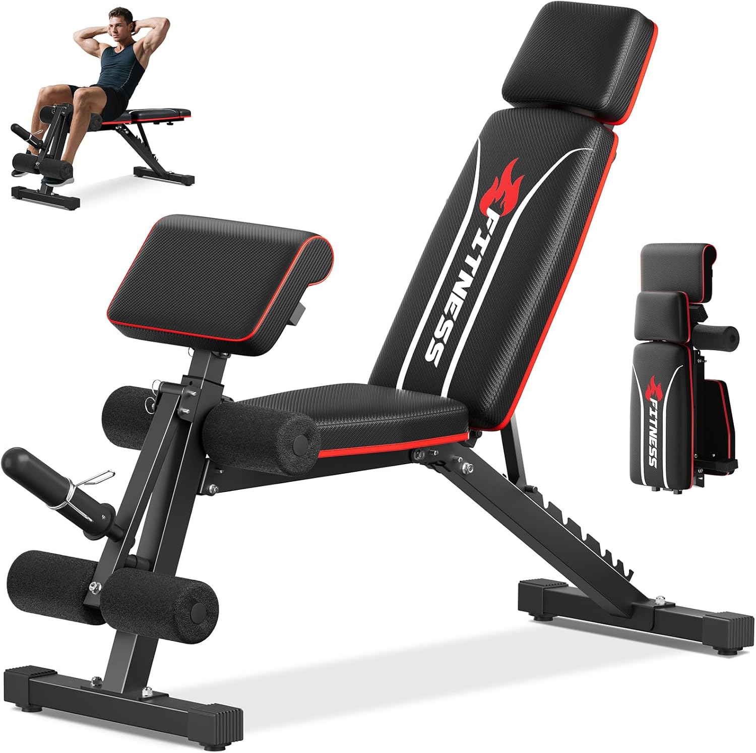 Home Gym Bench - Panca per Pesi Pieghevole per Palestra