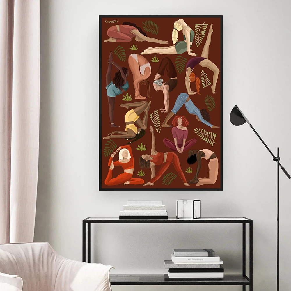 Vintage Yoga Moves Poster Stam - Home Gym York recensione e prezzo