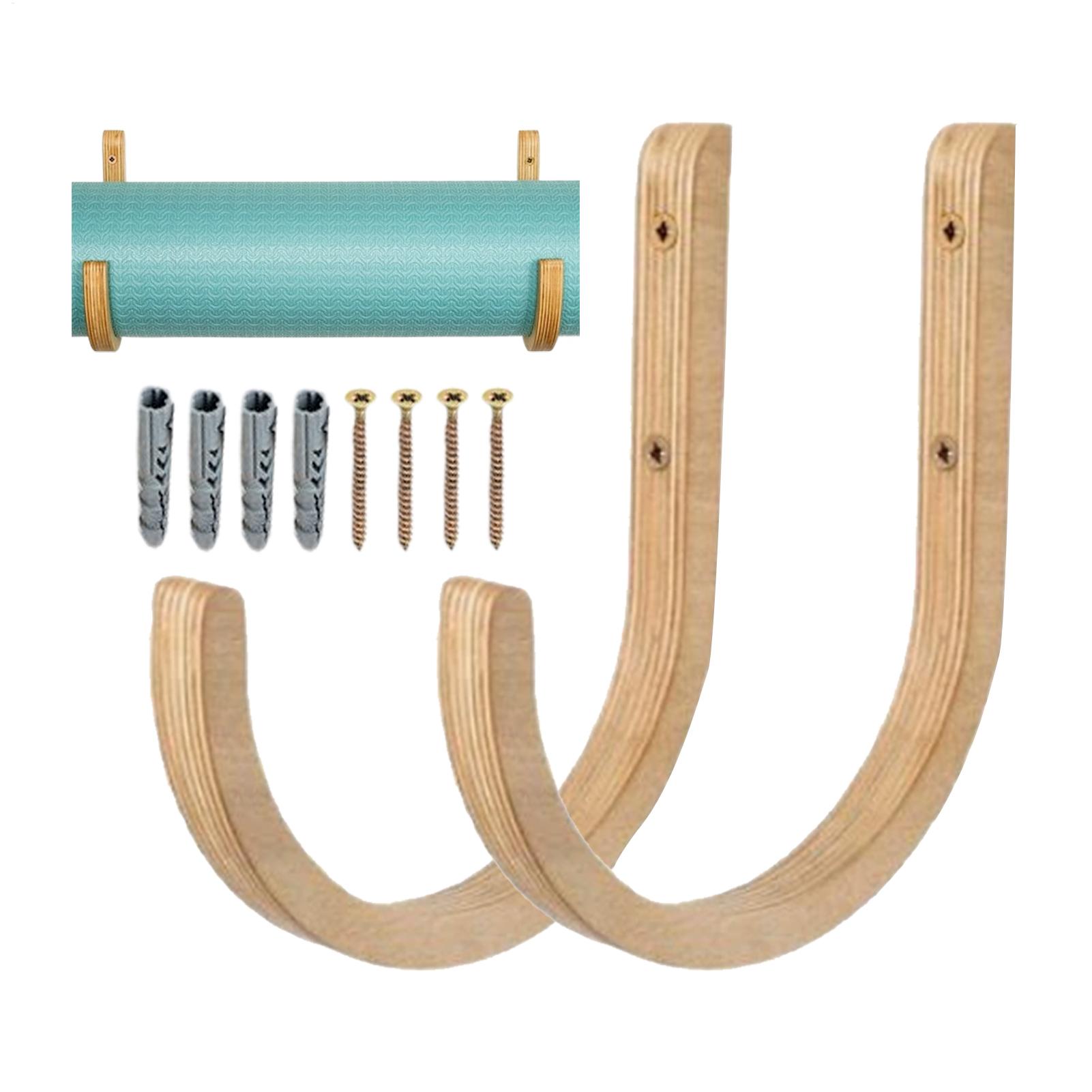 Supporto da parete in legno pe - Home Gym Yoga Storage recensione e prezzo