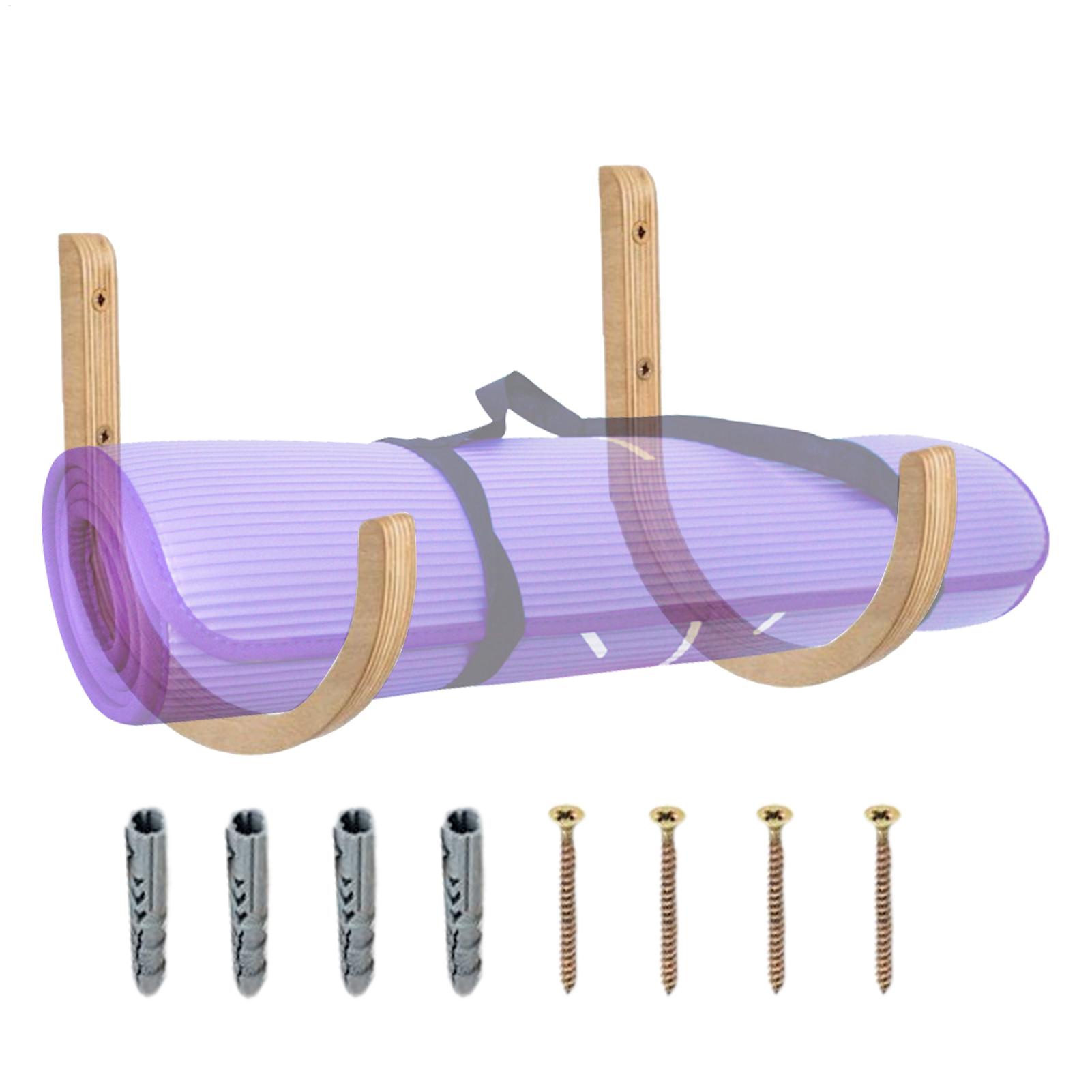 Supporto da parete in legno pe - Home Gym Yoga Storage recensione e prezzo