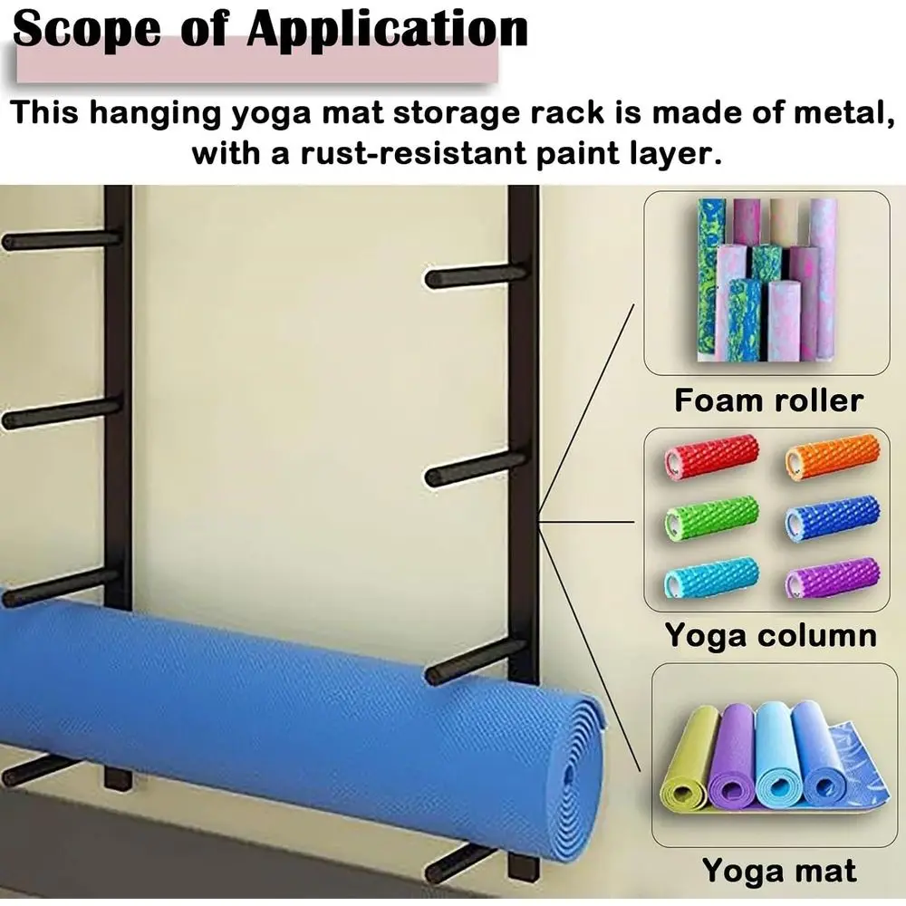 Supporto da Parete in Metallo  - Home Gym Yoga Storage recensione e prezzo