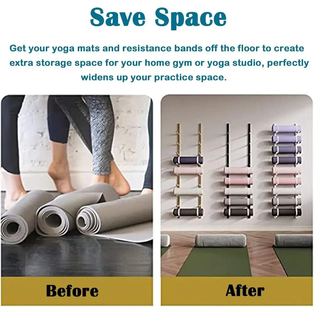 Supporto da Parete in Metallo  - Home Gym Yoga Storage recensione e prezzo