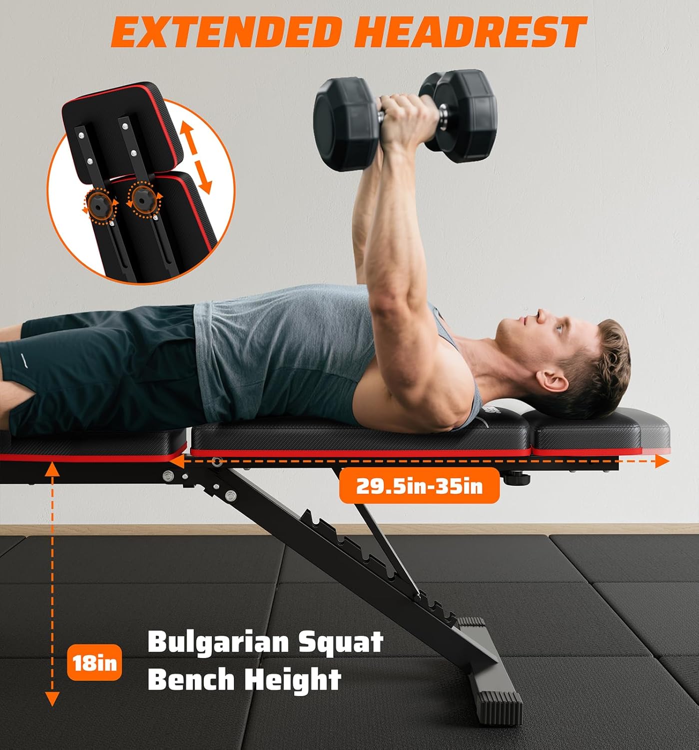 Panca per Pesi Pieghevole per  - Home Gym Bench recensione e prezzo